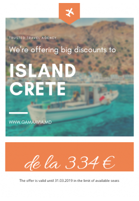 INSULA CRETA! de la 334€!