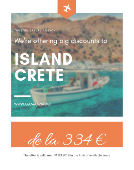 INSULA CRETA! de la 334€!