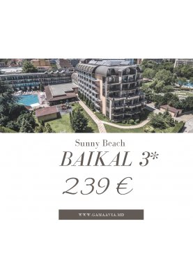 Sunny Beach! BAIKAL 3* - 239 €