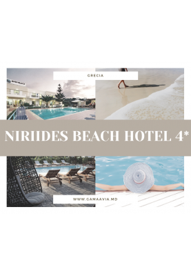 Grecia! Niriides Beach Hotel 4* - 330 €